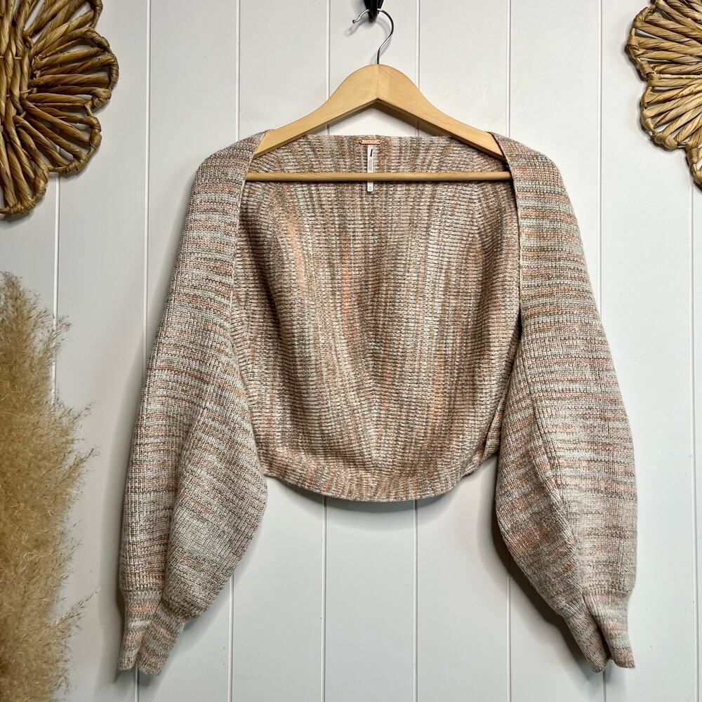 Free People set mini dress sweater set shrug knit co-ord matching set - Picture 8 of 10